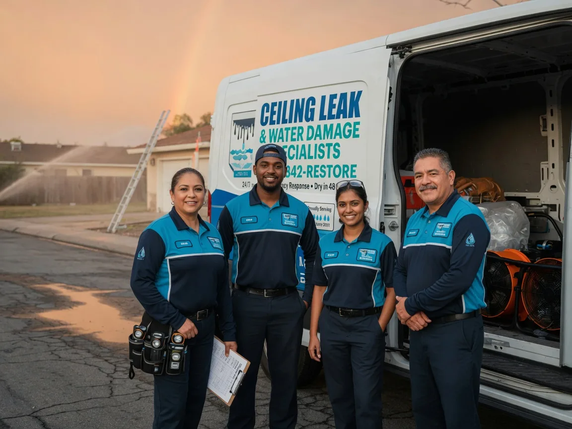 Ceiling Leak Cleanup company in Sabin, MN